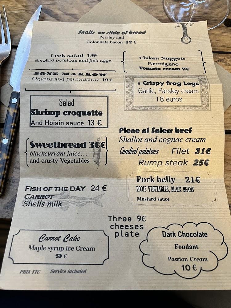 La Buissonnière - Menu Image 3